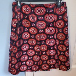 Diane Von Furstenberg Mindie Silk Wrap Skirt size 2